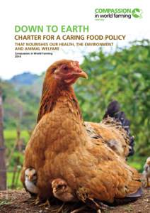DOWN TO EARTH  CHARTER FOR A CARING FOOD POLICY THAT NOURISHES OUR HEALTH, THE ENVIRONMENT AND ANIMAL WELFARE