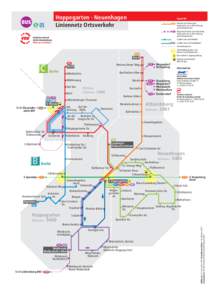 Hoppegarten · Neuenhagen Liniennetz Ortsverkehr Legende 946 Buslinie mit Haltestelle,