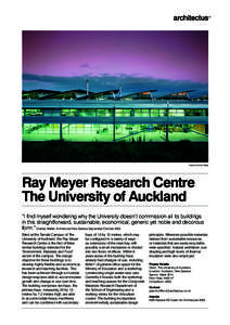 Association of Commonwealth Universities / Asia-Pacific Association for International Education / Association of Pacific Rim Universities / University of Auckland / Auckland / Sustainable design / Environment / Architecture / Sustainability