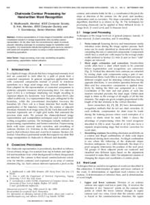 928  IEEE TRANSACTIONS ON PATTERN ANALYSIS AND MACHINE INTELLIGENCE, Chaincode Contour Processing for Handwritten Word Recognition