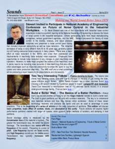 Sounds  Page 1 - Issue 37 A Newsletter from Stewart