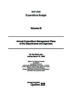 [removed]Expenditure Budget Volume III