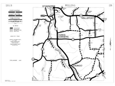 STATE SYSTEM COUNTY SYSTEM TOWN SYSTEM BLACKTOP IMPROVEMENT PROGRAM GRAVEL