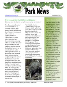 Otorohanga Zoological Society Membership Newsletter  www.kiwihouse.org.nz June 2013