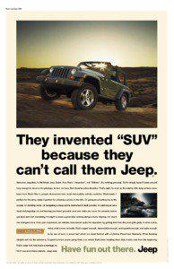 Chrysler / American Motors / Jeep / Sport utility vehicle / Moab Jeep Safari / Four-wheel drive / Transport / Land transport / Off-road vehicles