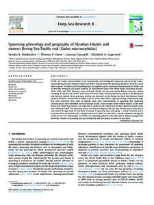 Deep-Sea Research II–214  Contents lists available at ScienceDirect Deep-Sea Research II journal homepage: www.elsevier.com/locate/dsr2