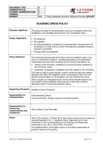 DOCUMENT TYPE ADMINISTRATIVE STUDENT ADMINISTRATION GENERAL NUMBER