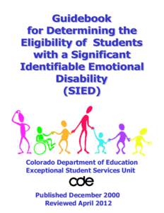 SIED Eligibility Guidebook