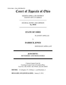 [Cite as State v. Jones, 2014-Ohio[removed]Court of Appeals of Ohio EIGHTH APPELLATE DISTRICT COUNTY OF CUYAHOGA