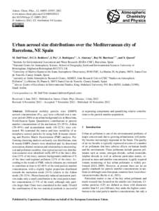 Pollution / Statistics / Aerosol / Cluster chemistry / Cluster analysis / Nucleation / Condensation / Particle-size distribution / Particle / Aerosol science / Particulates / Chemistry