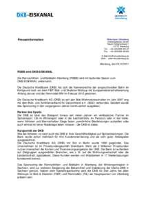 Presseinformation  Wintersport Altenberg