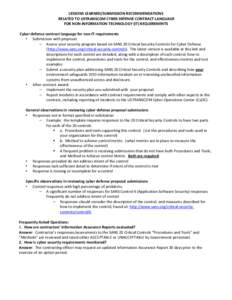 Cyberwarfare / Data security / National security / Crime prevention / Consensus audit guidelines / Security controls / Department of Defense Cyber Crime Center / Computer security / Security / Computer network security