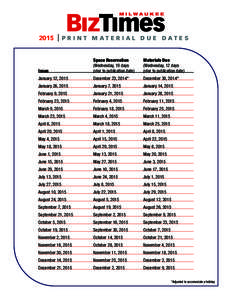 2015 MATERIAL DUE DATES.indd