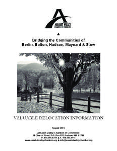 Bridging the Communities of Berlin, Bolton, Hudson, Maynard & Stow