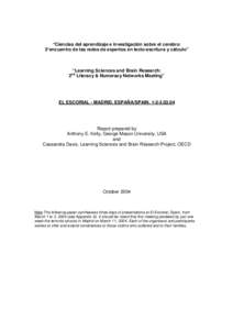 Microsoft Word - El Escorial report FINAL VERSION.doc