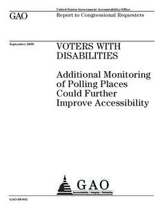 United States Government Accountability Office  GAO Report to Congressional Requesters