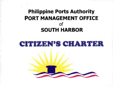 Philippine Ports Authority PORT MANAGEMENT OFFICE of SOUTH HARBOR