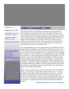 Giltner Community Center 07CDAA07