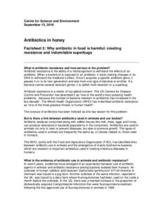 Microsoft Word - Honey factsheet 2 antibiotic-1.doc