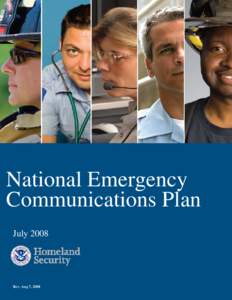 National Emergency Communications Plan  July 2008 National National Emergency