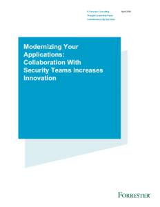 A Forrester Consulting Thought Leadership Paper Commissioned By New Relic Modernizing Your Applications: