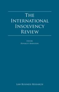 The International Insolvency Review Editor Donald S Bernstein