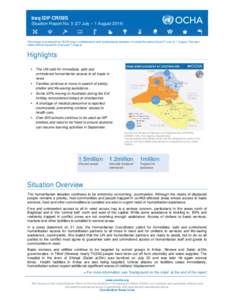 Microsoft Word - OCHA Iraq Situation Report no5