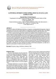 Palma, A. & R. Figueroa[removed]Latitudinal diversity of Plecoptera (Insecta) on local and global scales. Illiesia, 4(8):[removed]Available online: http://www2.pms-lj.si/illiesia/Illiesia04-08.pdf