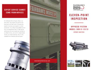 Opposed-piston engine / Fairbanks-Morse / Service / Piston / Internal combustion engine / Land transport / Mechanical engineering