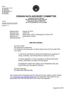 NT[removed]Census Data Advisory Committee