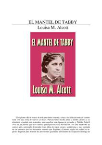 Microsoft Word - Alcott, Louisa May - El Mantel de Tabby.doc