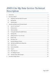 Information / Academic publishing / Indexing / Library science / Data management / Digital object identifier / DataCite / Handle System / Metadata / Identifiers / Electronic documents / Publishing