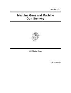 MCWP[removed]Machine Guns and Machine