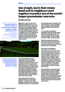 Earth / Physical geography / Aquifers / Geography of South America / Guarani Aquifer / Groundwater / Isotope hydrology / Hydrogeology / Guarani / Water / Hydrology / Hydraulic engineering