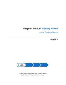 Village of Minburn Viability Review Initial Findings Report July[removed]First