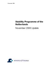 Microsoft Word - Stability Programme of the Netherlands 2006 update_final.doc