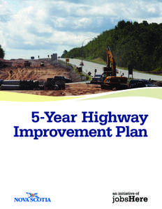 5-Year Highway Improvement Plan 5-Year Highway Improvement Plan Building and maintaining roads