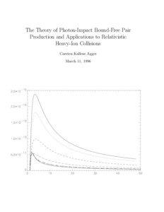 The Theory of Photon-Impact Bound-Free Pair Production and Applications to Relativistic Heavy-Ion Collisions