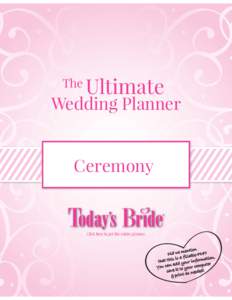 The  Ultimate Wedding Planner