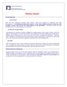 Microsoft Word - CSN Travel Policy.doc