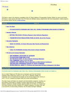 Transport / Hydrogen technologies / Association of Public and Land-Grant Universities / Sustainable transport / Hydrogen infrastructure / Hydrogen vehicle / Andrew A. Frank / Fuel cell vehicle / University of California /  Davis / Hydrogen economy / Technology / Energy