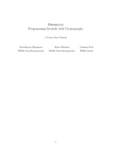 Electronic commerce / Public-key cryptography / Cryptography standards / Hardware security module / Cryptographic primitive / ProVerif / Formal verification / Secure channel / Microsoft CryptoAPI / Cryptography / Cryptographic protocols / Cryptographic software