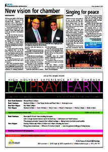 6 NEWS  The Australian Jewish News – jewishnews.net.au Friday, September 19, 2014