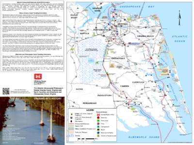 Intracoastal Waterway / Dismal Swamp Canal / Great Dismal Swamp / Chesapeake /  Virginia / Dismal Swamp State Park / Lake Drummond / Elizabeth City /  North Carolina / Albemarle and Chesapeake Canal / Currituck Sound / Geography of North Carolina / North Carolina / Geography of the United States