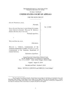 RECOMMENDED FOR FULL-TEXT PUBLICATION Pursuant to Sixth Circuit I.O.P[removed]b) File Name: 14a0253p.06 UNITED STATES COURT OF APPEALS FOR THE SIXTH CIRCUIT