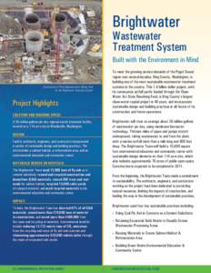 DRAFT  Brightwater Wastewater Treatment System