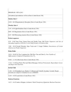 Signal processing / Baltimore City College alumni / Giftedness / Solomon W. Golomb / Tetris / Autocorrelation / Golomb ruler / Boolean function / Complementary sequences / Boolean algebra / Barker code / Coffee