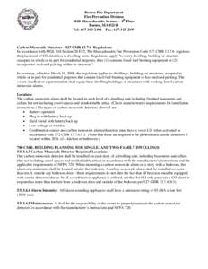 Boston Fire Department Fire Prevention Division 1010 Massachusetts Avenue – 4th Floor Boston, MA[removed]Tel: [removed]Fax: [removed]