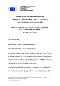 Structural Funds and Cohesion Fund / Interreg / Trans-European Transport Networks / Infrastructure / European Social Fund / Trans-European Networks / Europe / Economy of the European Union / European Union