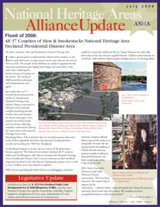 States of the United States / National Heritage Area / Silos / National Park Service / National Czech & Slovak Museum & Library / Phillips-Sprague Mine / June 2008 Midwest floods / Cedar River / West Virginia / Geography of the United States / Iowa / United States
